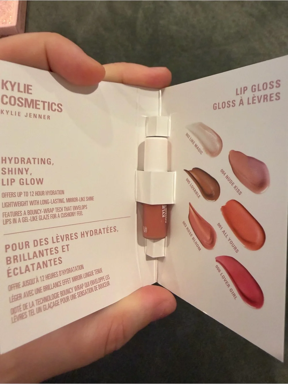 Kylie Cosmetics mini Supple Kiss Lip Glaze – Warm Brown Gloss